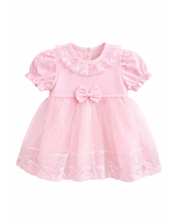 Caramelo SS26 Lace Trim Dress - 391202