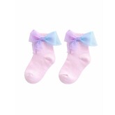 Caramelo SS26 Tulle Bow Ankle Sock - 04423