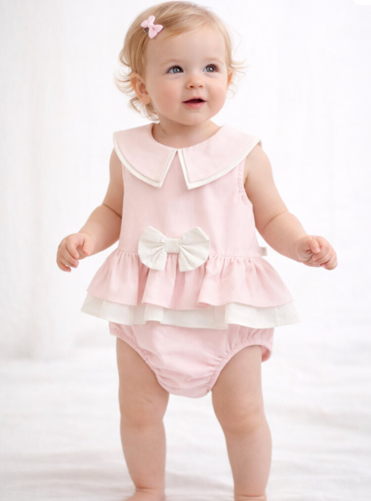 Caramelo SS26 Bow Romper - 0315253