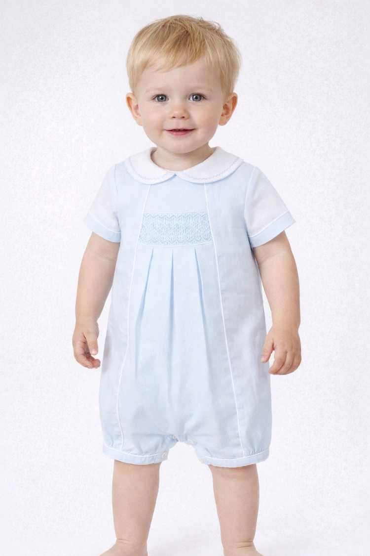 Sarah Louise SS26 Boys Smock Romper