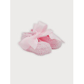 Sardon Sardon SS26 Knit Baby Booties - 26CE-655