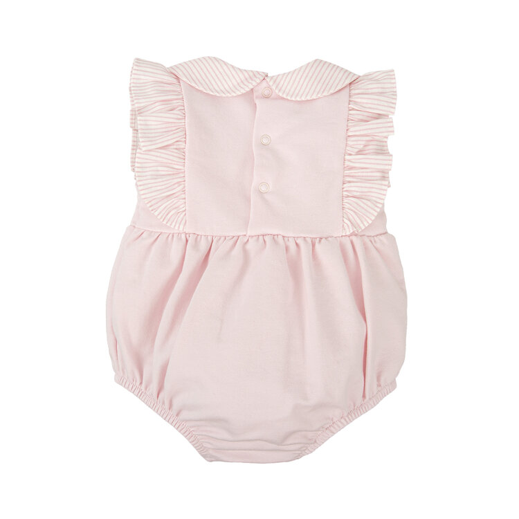 Babidu Babidu SS26 Stripe Detail Romper - 31451