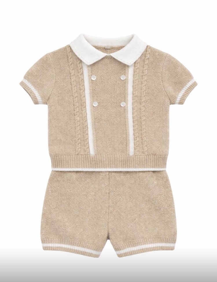 Sarah Louise Sarah Louise  SS26 Knitted Short Set 8251