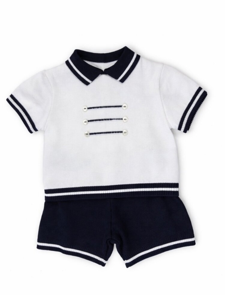 Sarah Louise Sarah Louise SS26 Knit Short Set 008246