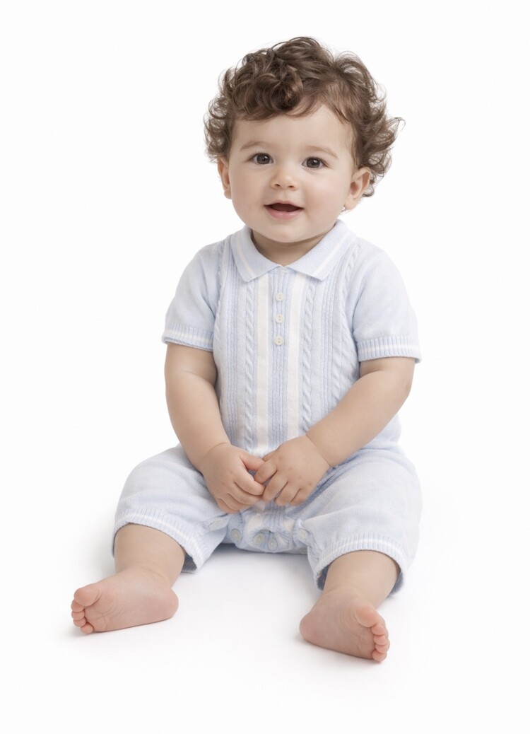 Sarah Louise Sarah Louise SS26 Knitted Romper 8116