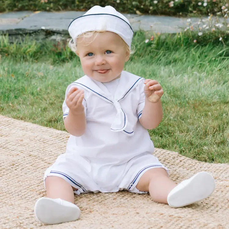 Emile et Rose Emile et Rose SS26 Jaden Sailor Romper & Hat