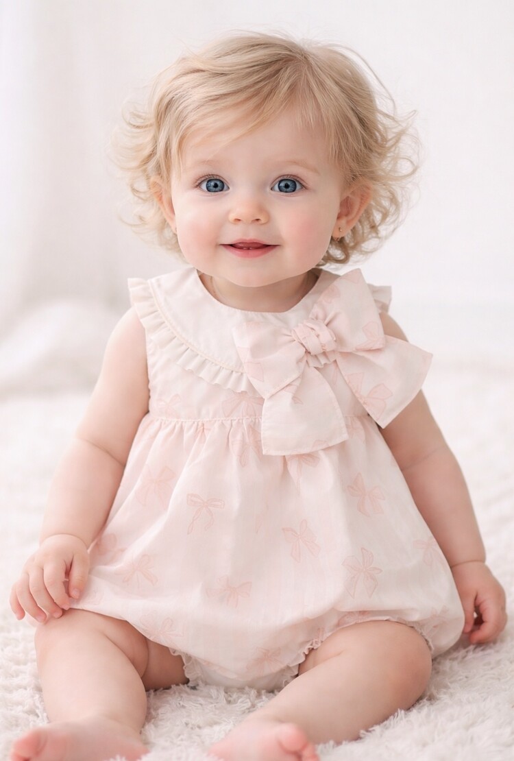 Puro Mimo SS26 Girls Bow Romper