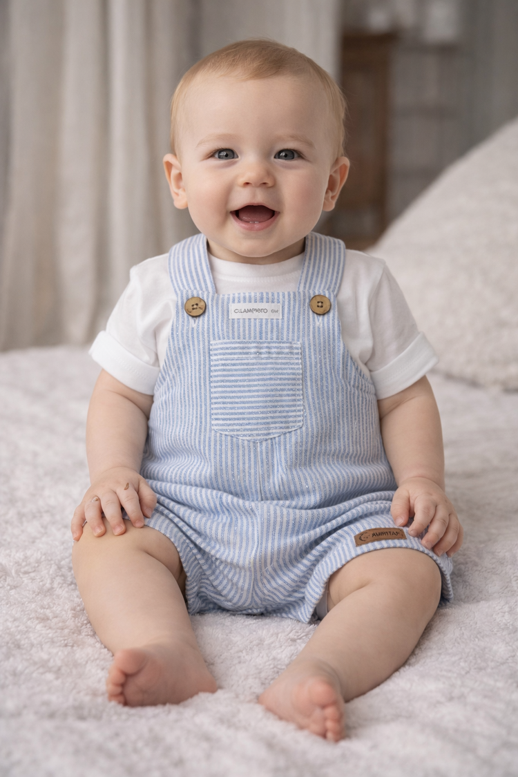 Calamaro Calamaro SS26 Kerala Dungaree Set - 11351