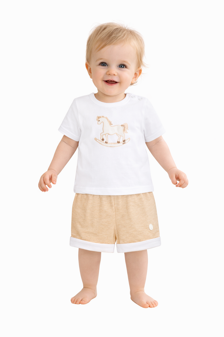 Patachou SS26 Rocking Horse Short Set - 3015