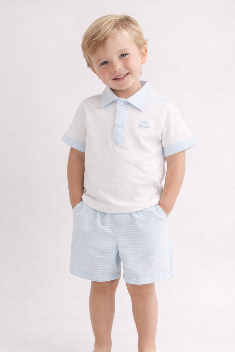 Tutto Piccolo Tutto Piccolo SS26 Polo & Short Set - 2701
