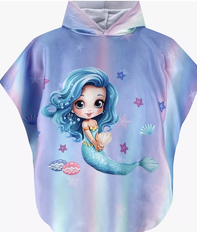slipfree Slipfree SS26 Mermaid Poncho Towel