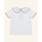 Caramelo BTS26 Scallop Trim Jersey School T-Shirt - 0110120