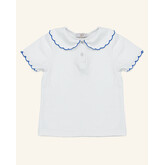 Caramelo BTS26 Scallop Trim Jersey School T-Shirt - 0110120
