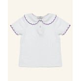 Caramelo BTS26 Scallop Trim Jersey T-Shirt - 0110120