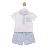 Mintini Mintini SS26 Polo Top & Short Set - MB6957