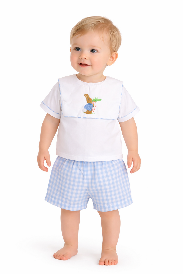 Little Lads Little Lads SS26 Gingham Short Set