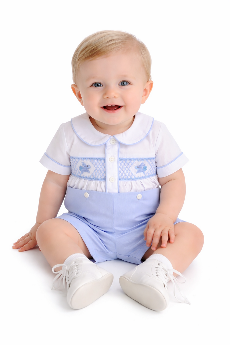 Little Lads Little Lads SS26 Smock Short Set