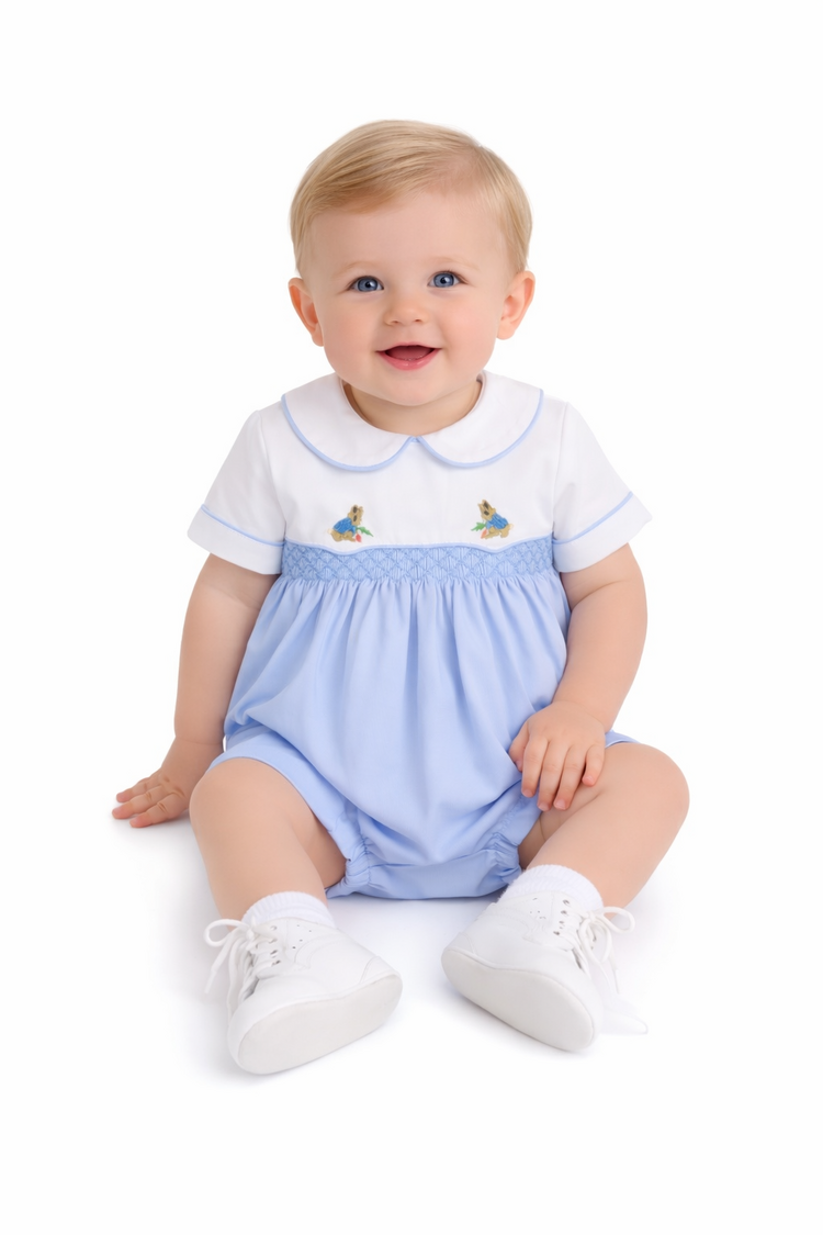 Little Lads Little Lads SS26 Bunny Romper
