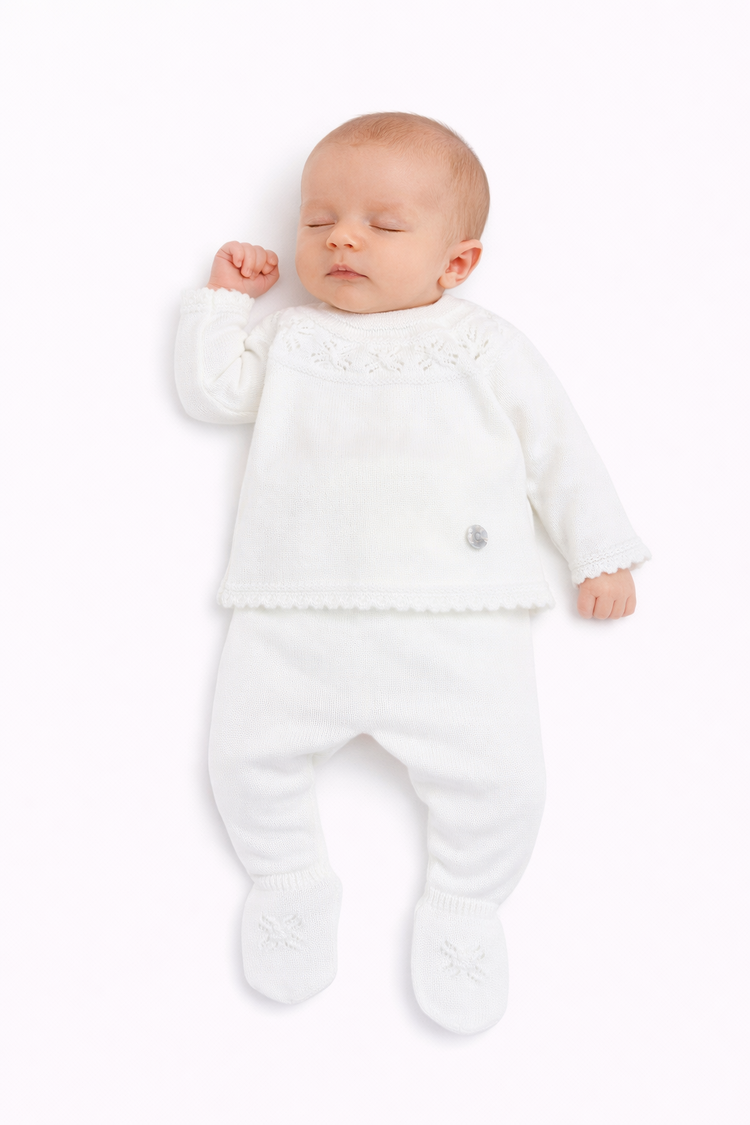 Artesania Granlei Artesania Granlei SS26 Two Piece Babygrow - 126-172