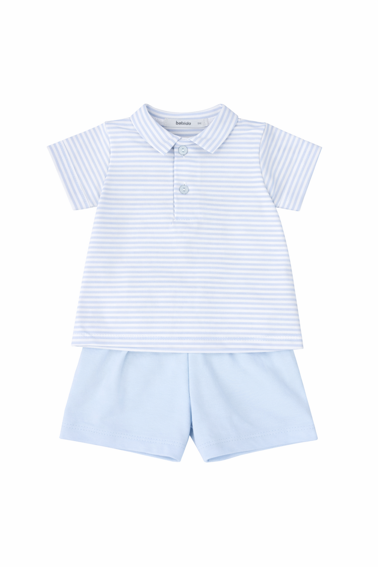 Babidu Babidu SS26 Stripe Short Set - 42455