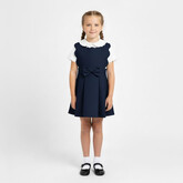 Love & Learn Love & Learn BTS26 Scallop Pinafore - Navy