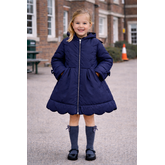 Love & Learn Love & Learn BTS26 Scallop Coat - Navy