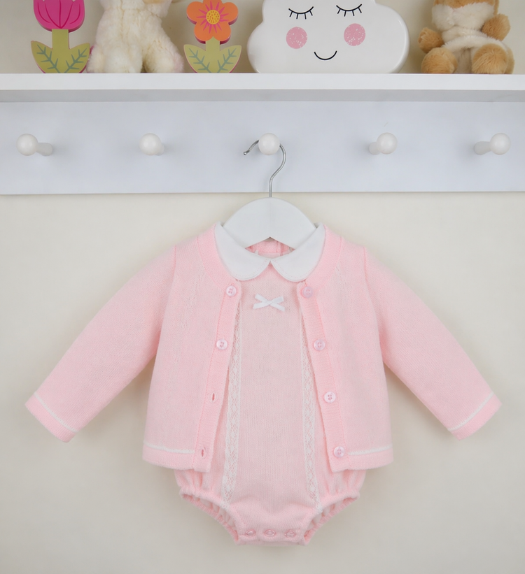 Pex Pex SS26 Martha Romper & Cardigan Set