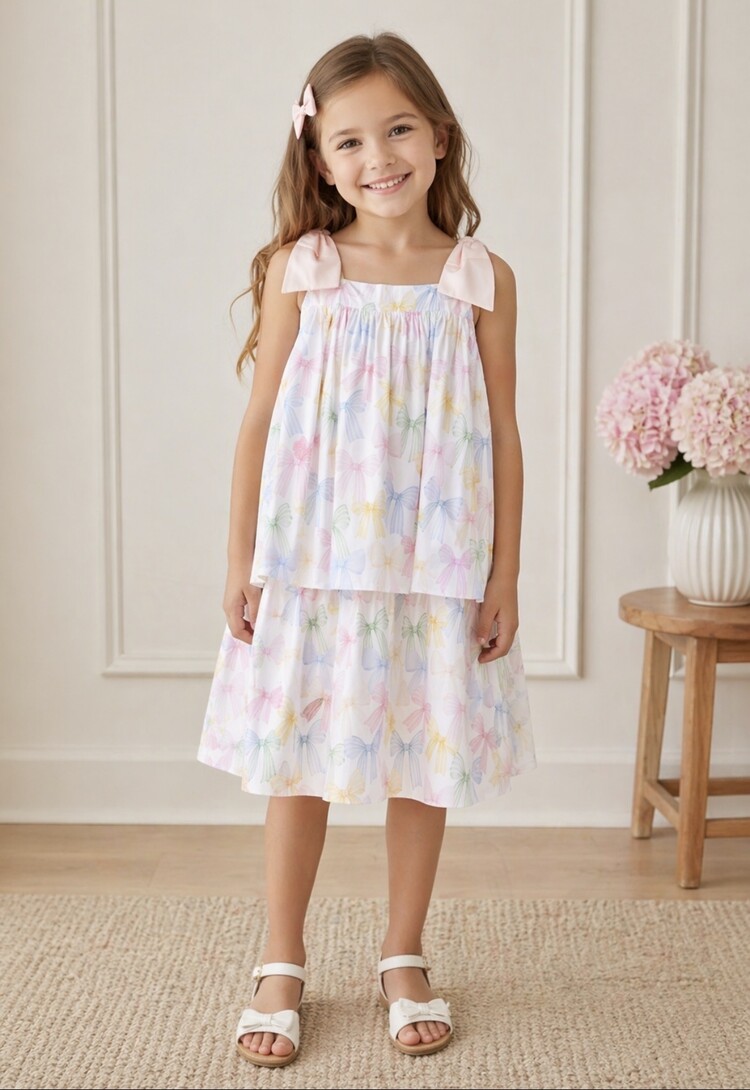 Patachou Patachou SS26 Bow Dress - 3627