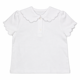 Love & Learn Love and Learn  BTS 26 Scallop Collar Polo Top