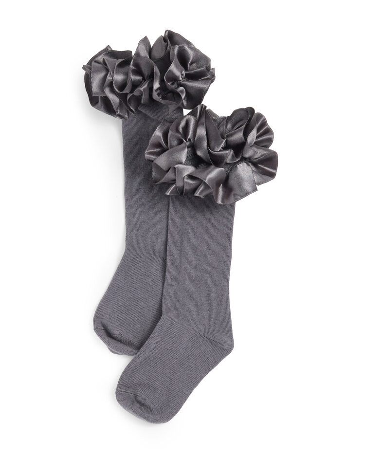 Caramelo BTS26 Ruffle Knee High Socks - 044918