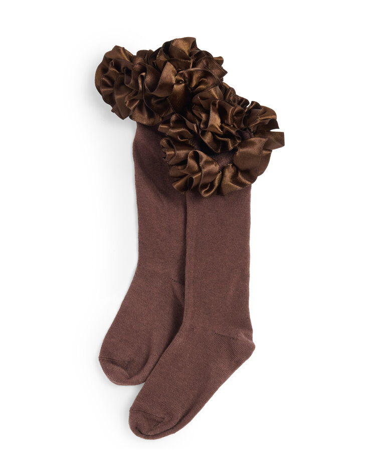Caramelo BTS26 Ruffle Knee High Socks - 044918