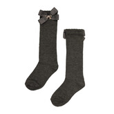 Caramelo BTS26 Bow Charm Knee High Socks - 044932