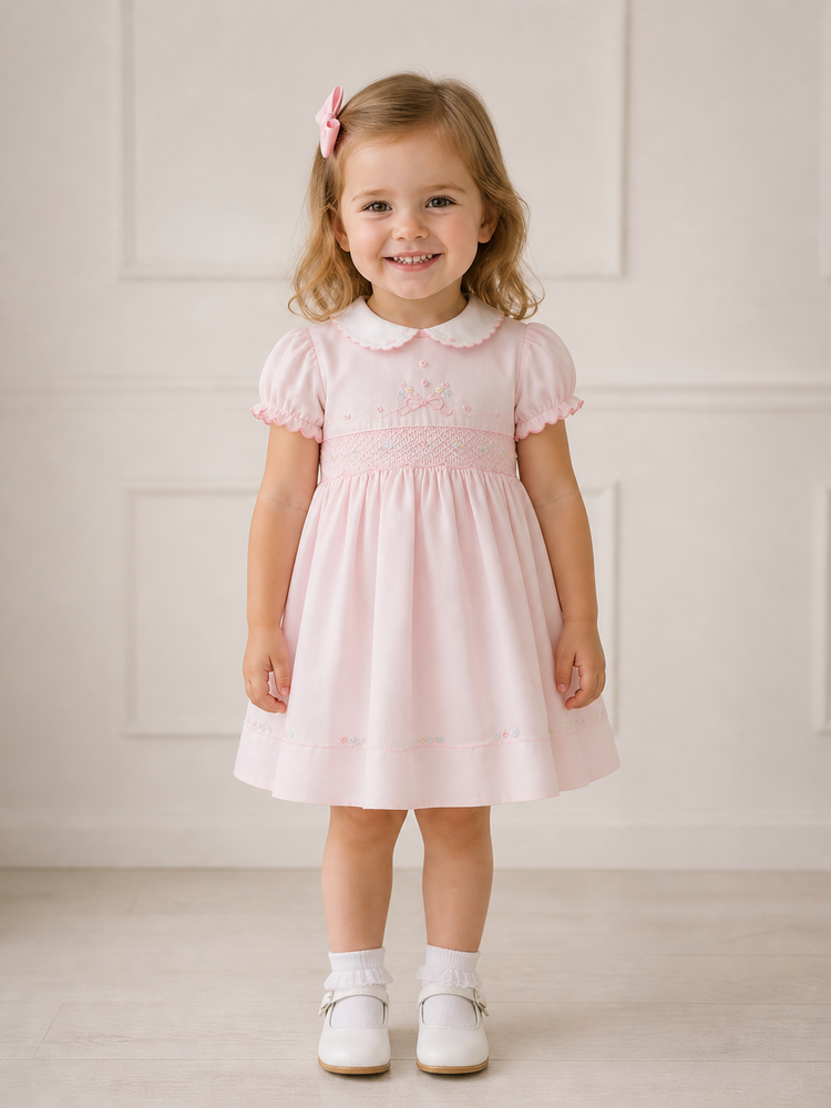 Sarah Louise Sarah Louise SS26 Smocked Dress - 013812