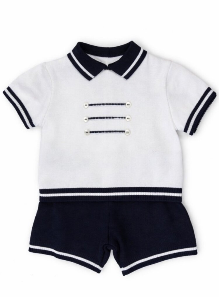 Sarah Louise Sarah Louise SS26 Knit Short Set 008246