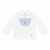 Little Lads & Ladies Little Lads & Ladies Blue Bear Front Jacket LL09