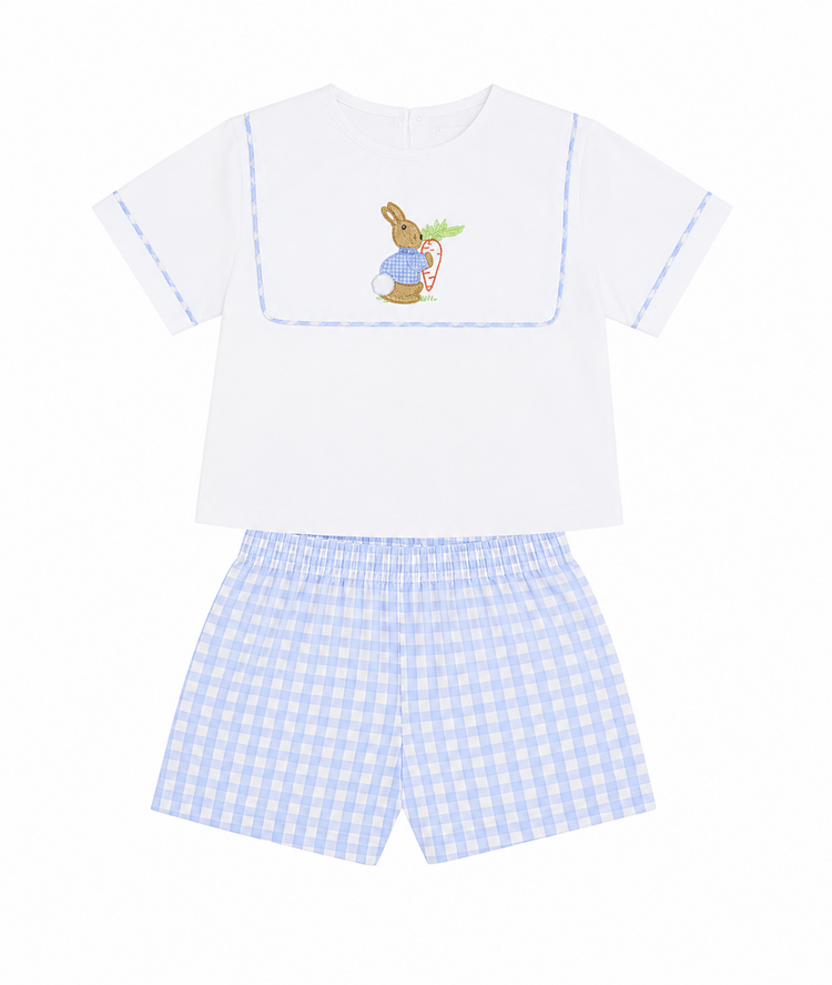 Little Lads Little Lads SS26 Gingham Short Set