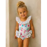 DOT DOT  Stripe & Lollipop Swimsuit SS26