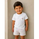 DOT DOT Stripe & Lollipop Swim Short Set SS26