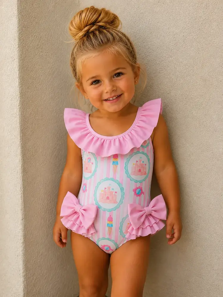DOT Ice Cream & Castle Swimsuit SS26