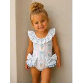 DOT Ice Cream & Stripe Swimsuit SS26