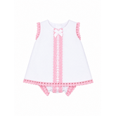 Little Star Little Star SS26 Lace Trim Pant Set - SG224