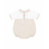 Little Star Little Star SS26 Stripe Romper - SG243
