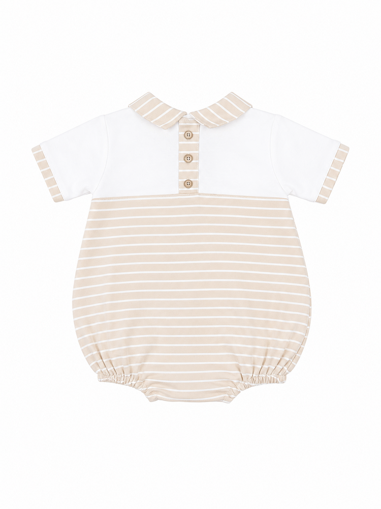 Little Star Little Star SS26 Stripe Romper - SG243