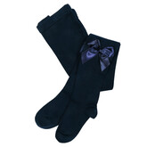 JC Socks JC 47300 Navy Double Bow Tight