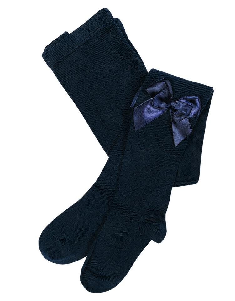 JC Socks JC 47300 Navy Double Bow Tight