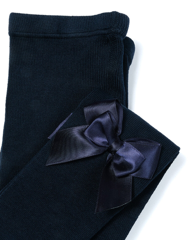 JC Socks JC 47300 Navy Double Bow Tight