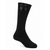 JC Socks JC Socks Bow Knee High Sock - 55000