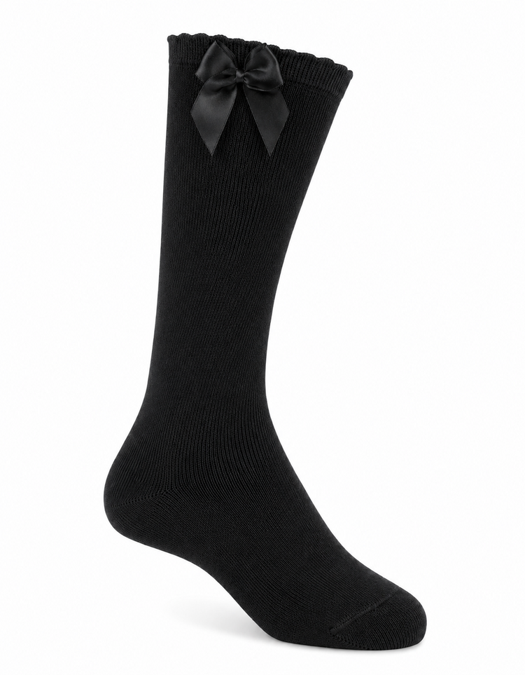 JC Socks JC Socks Bow Knee High Sock - 55000