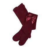 JC Socks JC 47300 Vino Double Bow Tight