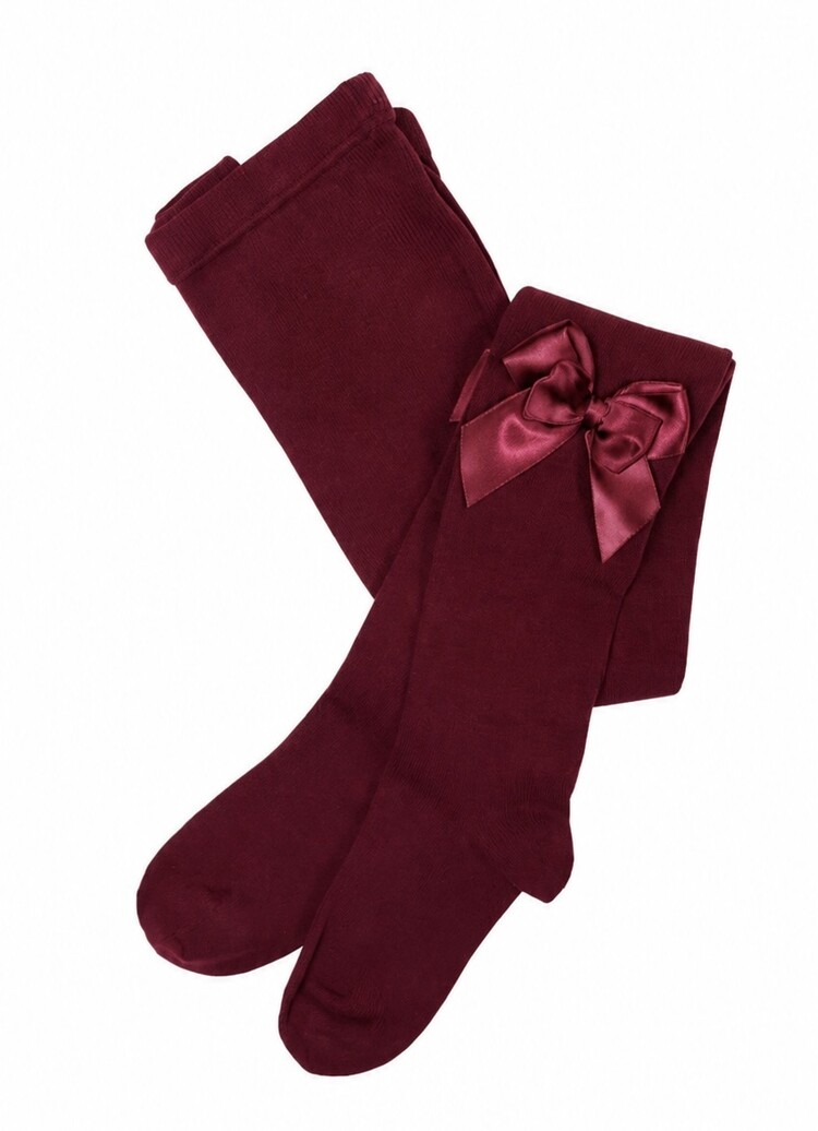 JC Socks JC 47300 Vino Double Bow Tight